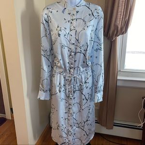 Ralph Lauren- White Blossom Long Sleeve Maxi Dress